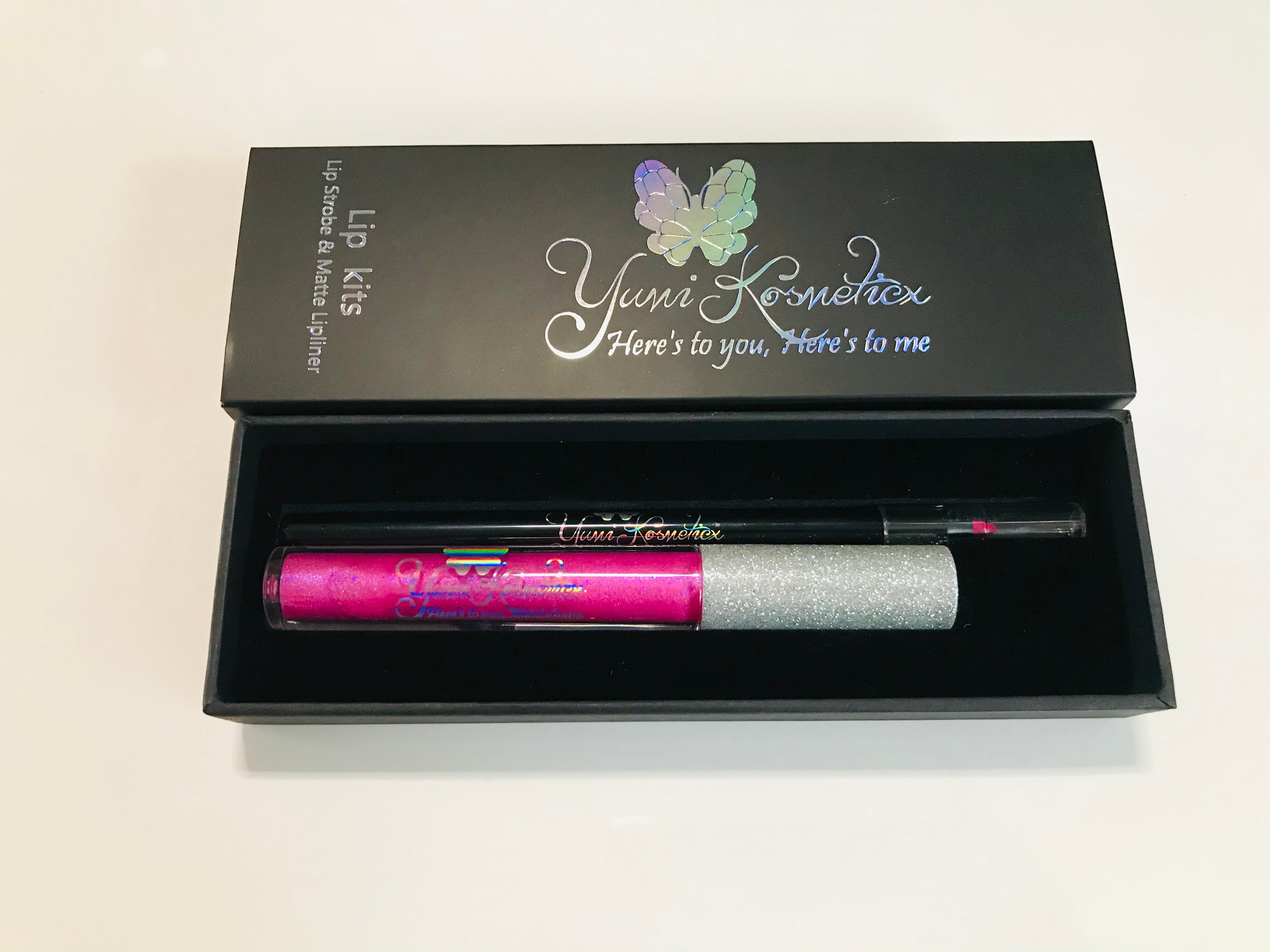 Strobe Metallic Lip Kit | Pink Kitti - Yumi Kosmeticx by Gabryelle Miilan